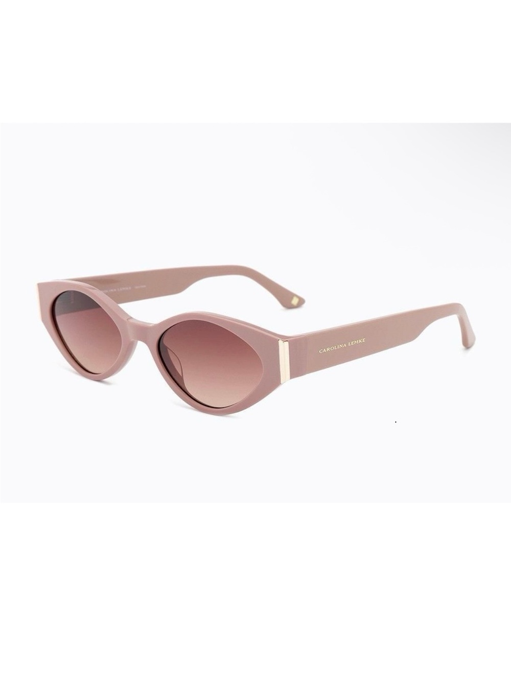 Carolina Lemke Rose Pink Cat-Eye Sunglasses